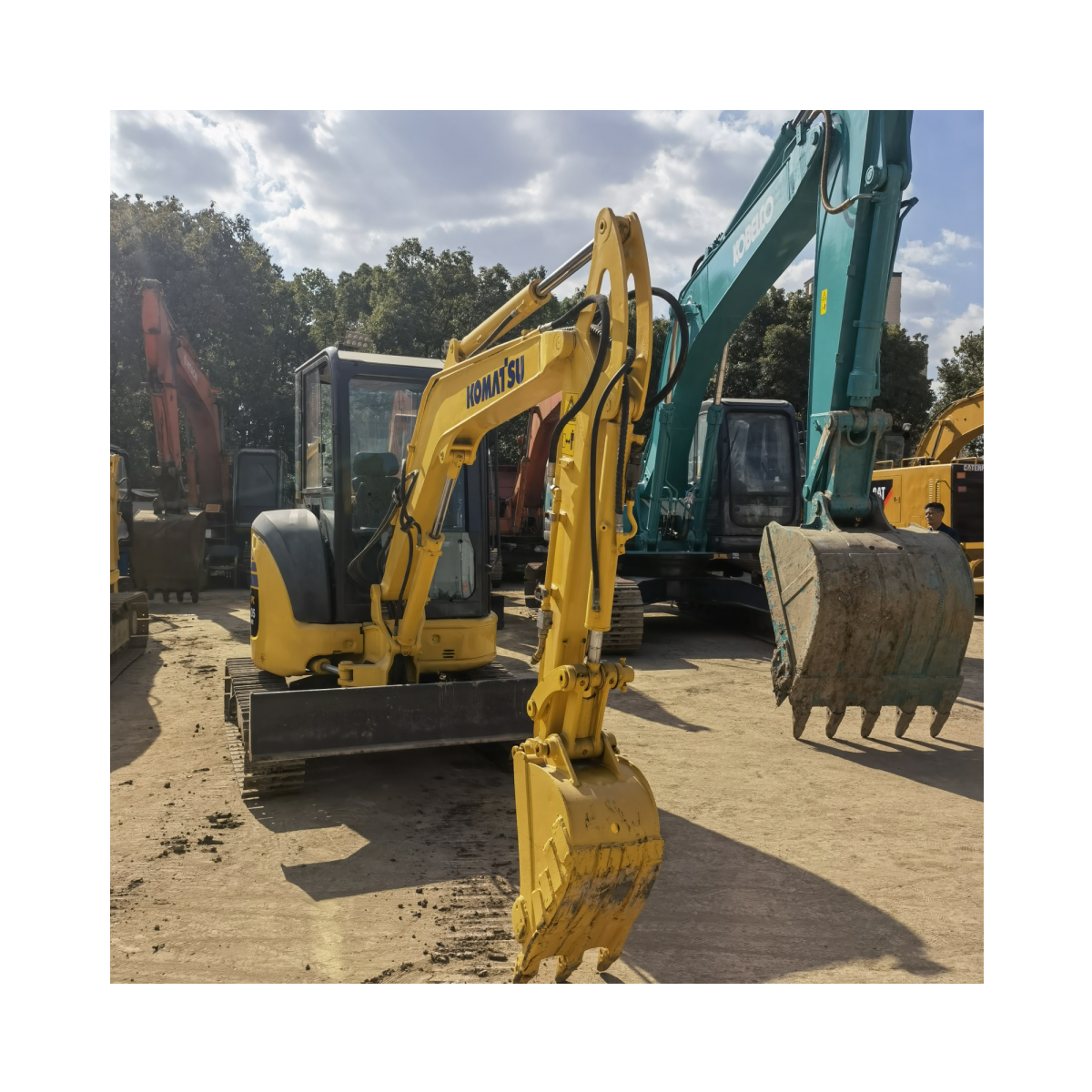 4 ton excavator komatsu pc35 rhinoceros excavator micro excavator mini digger