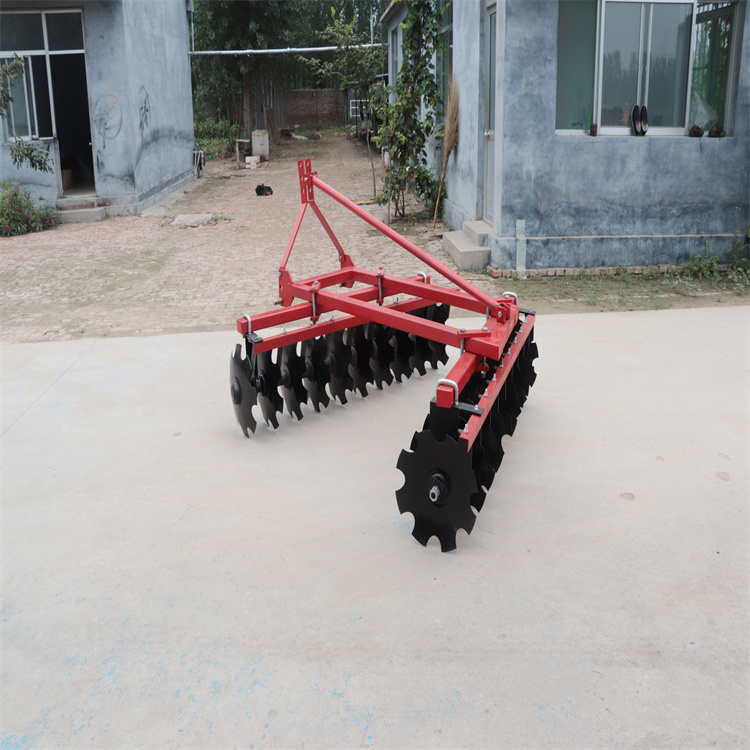 Tractor supporting tilling tools after ploughing soil Mounted light duty disc Harrow