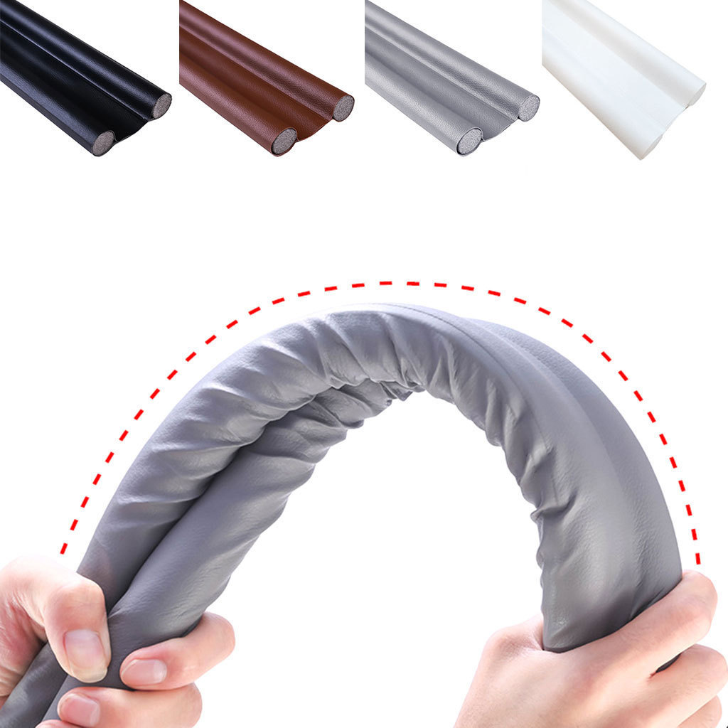 Adjustable Door Bottom Seal Strip Weather Strip Under Door Draft Stopper Thicker Anti-cold Gap Blocker Sealing Weather Strip