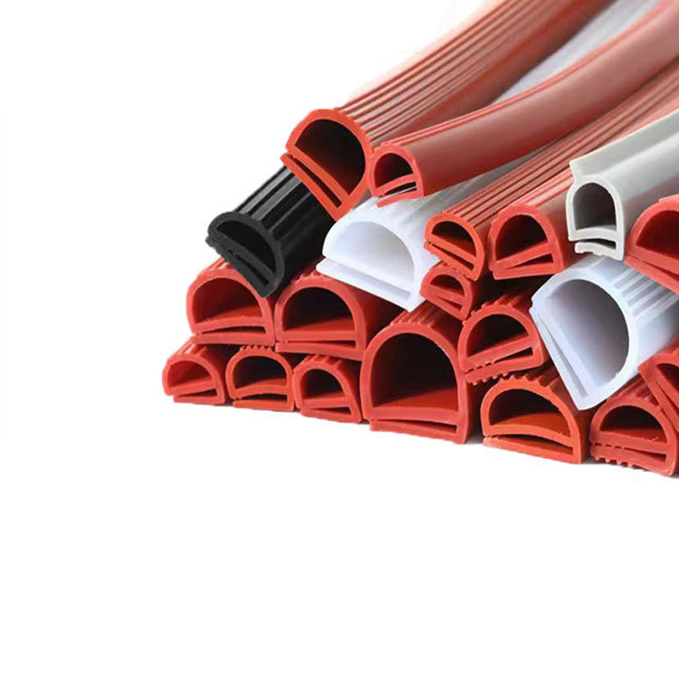 High Temperature Heat Resistant Double-e Shaped Silicone Rubber Extrusion Oven Door Seal Strips