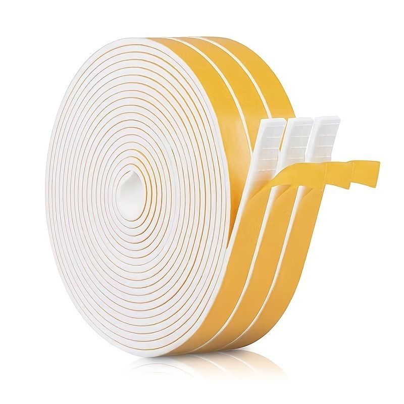 Adhesive Foam Tape Weather Strip For Doors Sticky Foam Strip Insulation Soundproofing Tape Adhesive Eva Foam