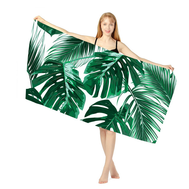 2022 new design microfibre beach towel quick dry colorful luxury beach towels travel towel