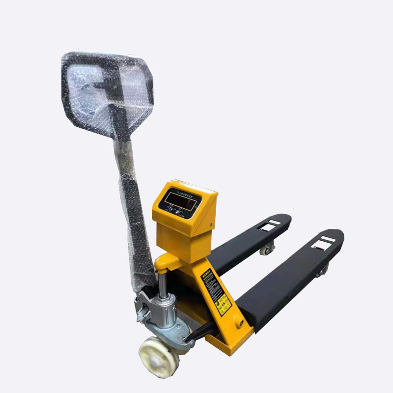 hand heavy duty AC pump palet truck metal wheels mute wheel wear-resisting Iron core polyurethane wheel pallet jack forklift