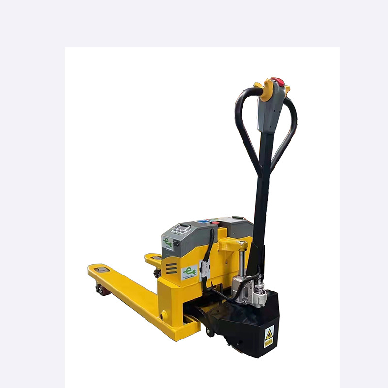 hand heavy duty AC pump palet truck metal wheels mute wheel wear-resisting Iron core polyurethane wheel pallet jack forklift