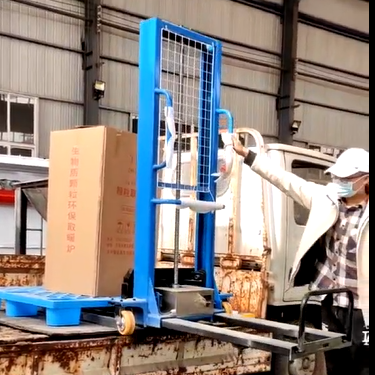 China factory wholesale self loading portable forklift electric stacker