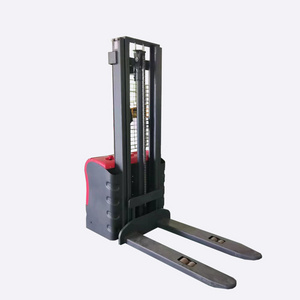 Factory Sales ELES-15J 1.5Ton 3M Full Electric Stacker Walkie Semi Electric Pallet Stacker Self loading Stacker