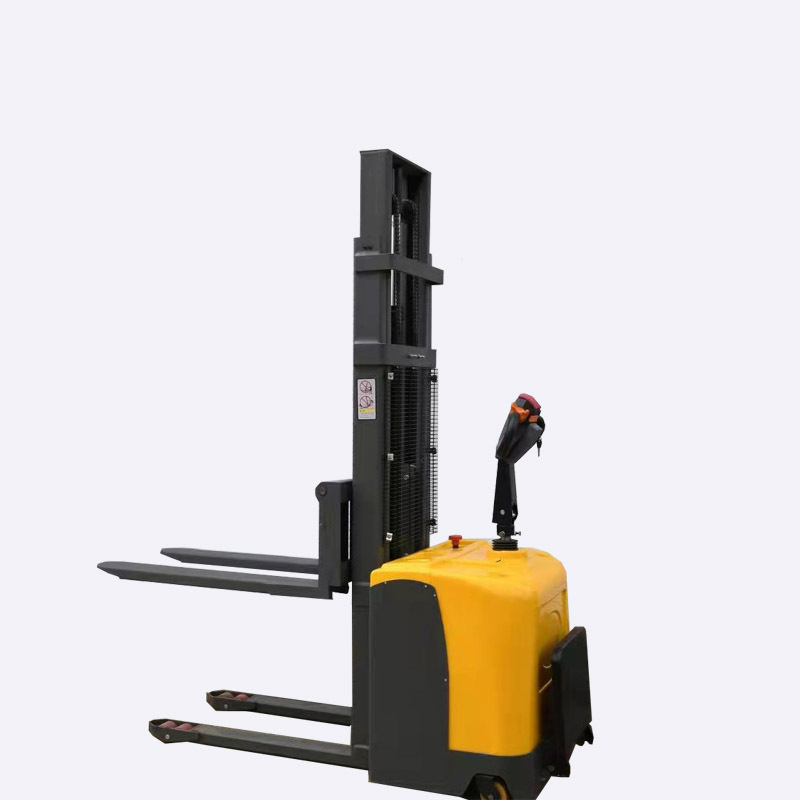 Factory Sales ELES-15J 1.5Ton 3M Full Electric Stacker Walkie Semi Electric Pallet Stacker Self loading Stacker