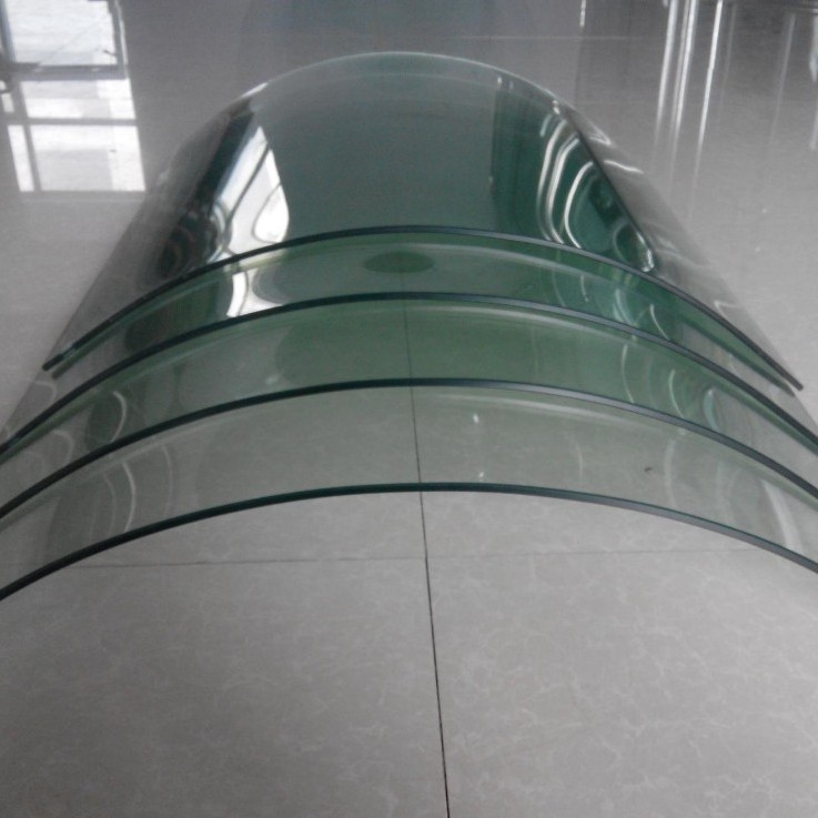 Curved tempered toughened glass shower doors for bathroom