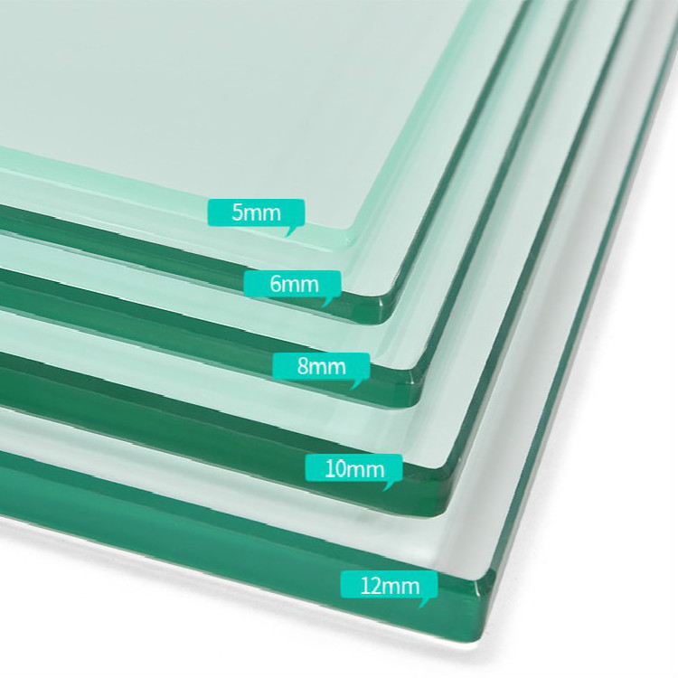 Customized 3mm 4mm 5mm 6mm clear float tempered annealed glass with cheap price