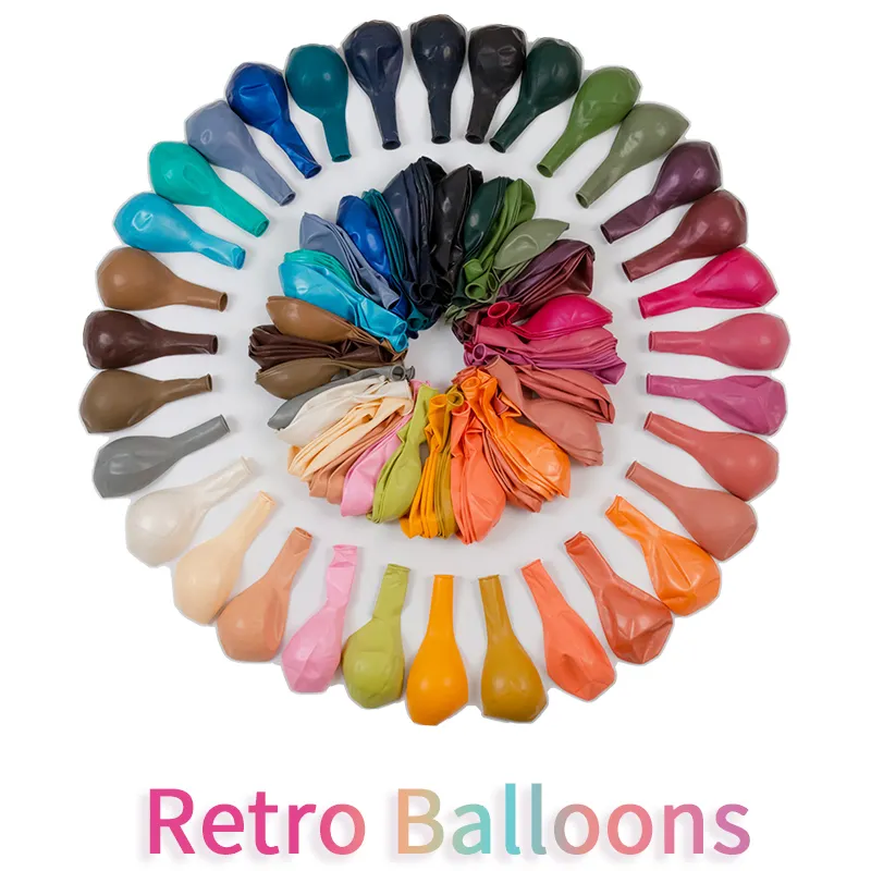 Wholesale TX Matte Retro Latex balloon tongxuan Balloon For Wedding Birthday Party Decoration Helium Biodegradable Latex