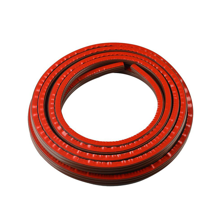 high quality Customized adhesive D/p/e Shape Door Window Dustproof Rubber Seal Strip