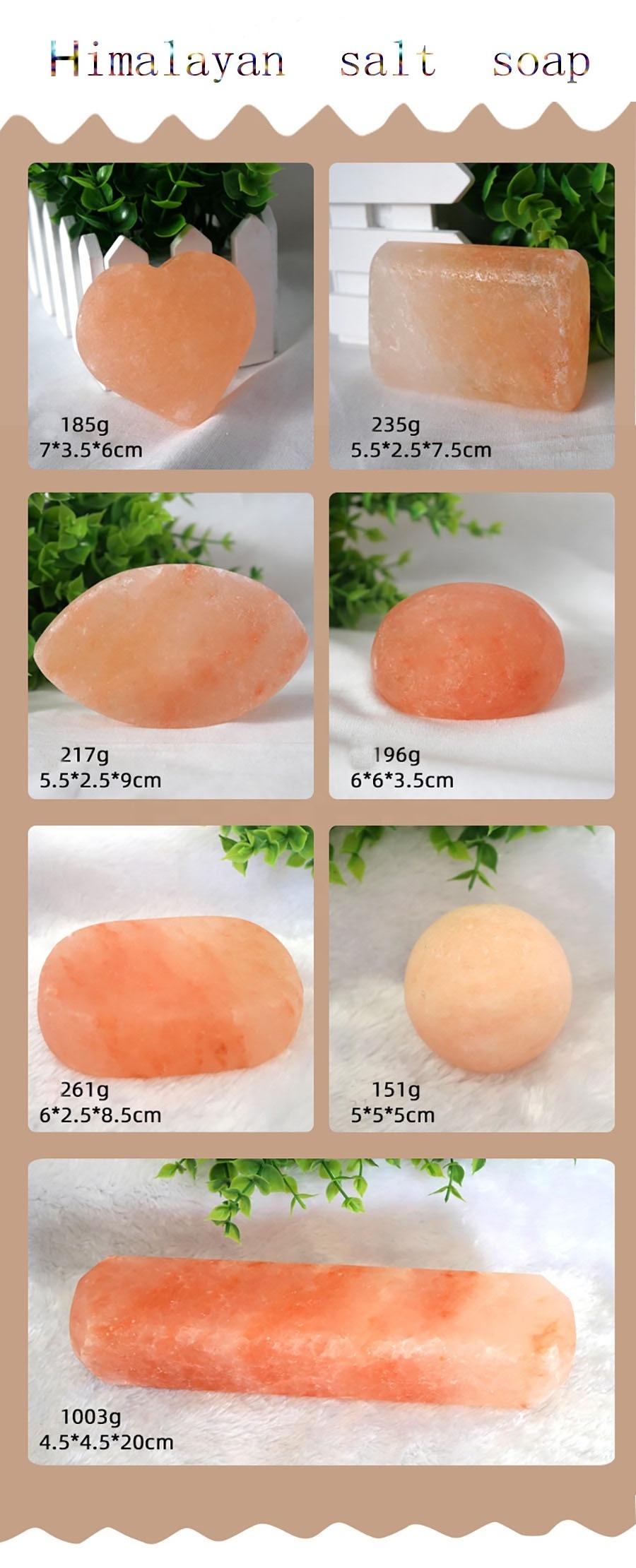 Wholesale 100% Pure Natural Pink Himalayan salt stone ball shape massage Good for Skin Body and Mind