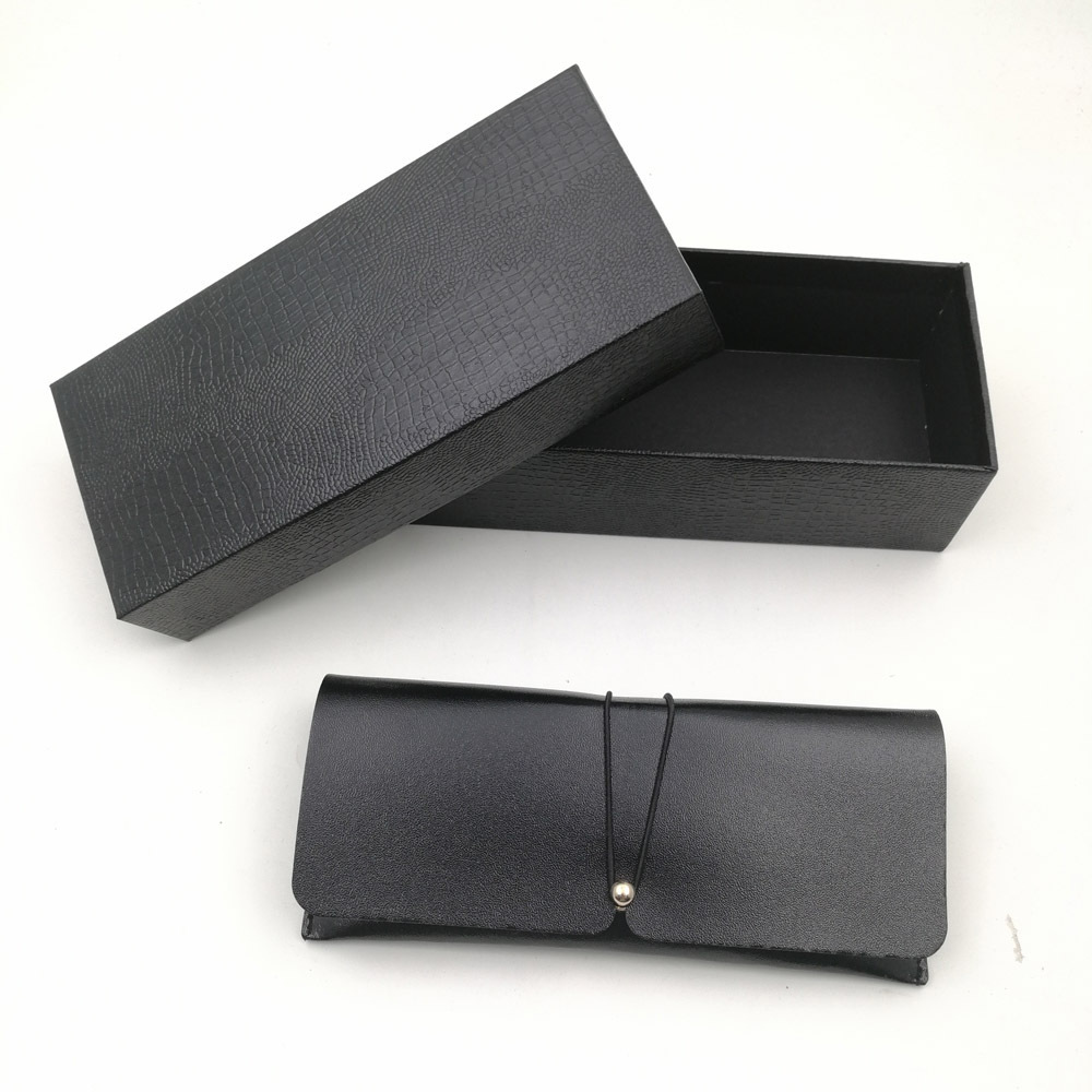 PU leather soft bag spectacle case, snapper, key box, Sunglass case for men women