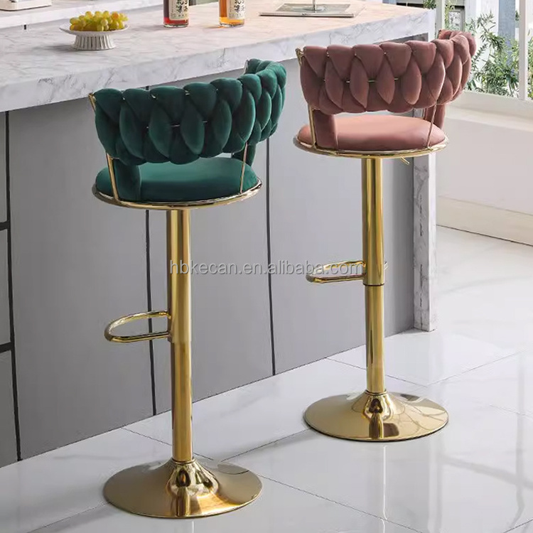 Fashion Adjustable counter kitchen chair White Modern Swivel Pub Chair Chrome Bar Stools Bar Chair