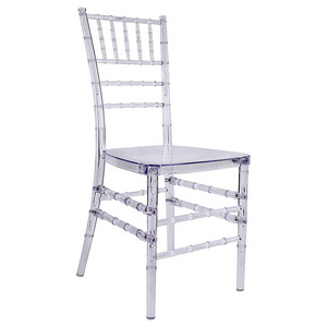 Wholesale chiavari Chair Clear Crystal Napoleon Chair for Outdoor Wedding Transparent Basic Customization