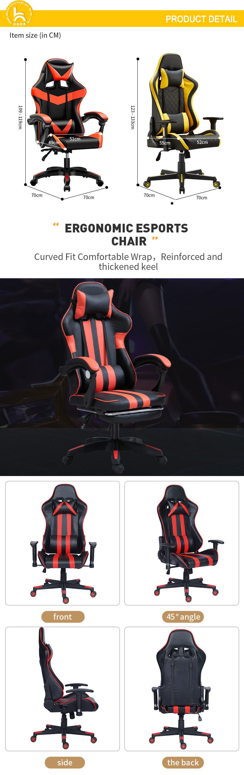 factory price cheap cost custom gaming recliner chair gamer modern cockpit leather zero gravity gaming chair with back support