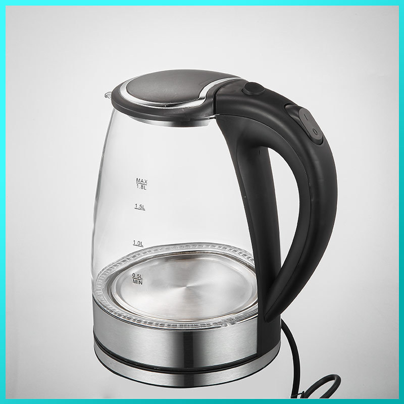 Factory price food grade glass electric bottle 1.8L warmer electric kettle manufacturer electric water kettle