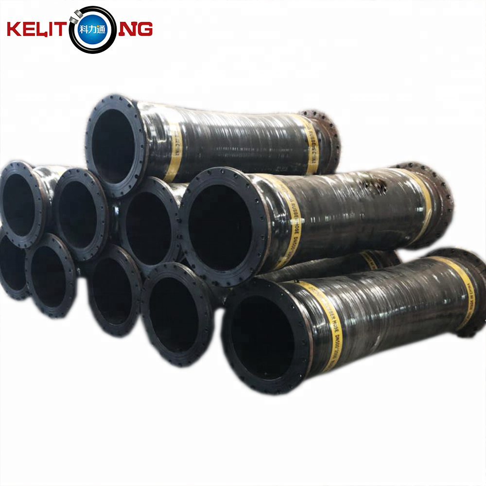 Large diameter flexible slurry hose Marine discharge rubber floating dredging hose pipe