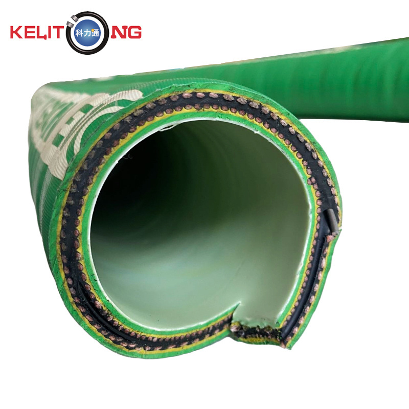 Flexible UHMWPE EPDM Chemical suction discharge Hose tube Acid resistant chemical rubber hose