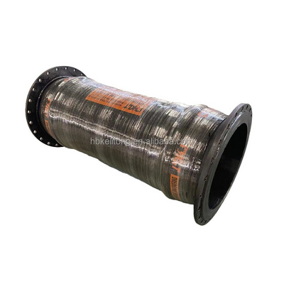 Large diameter flexible slurry hose Marine discharge rubber floating dredging hose pipe