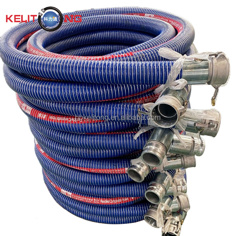 Wear-resistant composite hose Large Diameter Flexible Composite Oil Suction Hose With Tank Transport Oil From Ship