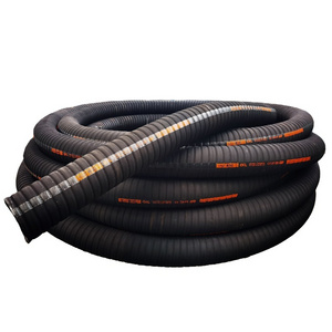 EPDM NBR Corrugated Fuel Hose Super Flexible Diesel Fuel Oil Petroleum Rubber Hose