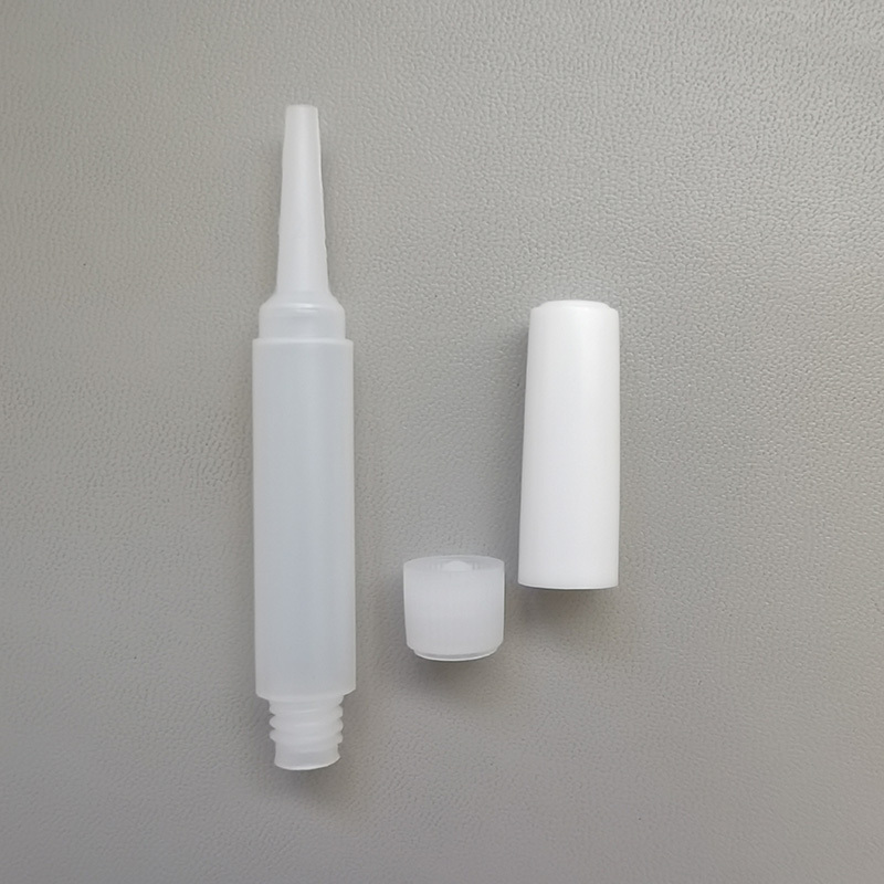 1g plastic Nail empty super glue bottles with white cap