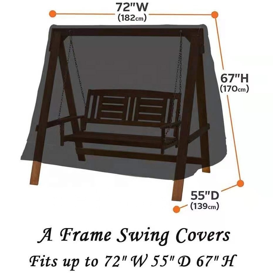 New Design High Class Direct Real Factory Outdoor Furniture Cover Swing Cover A Frame Swing Cover Waterproof Dust-proof