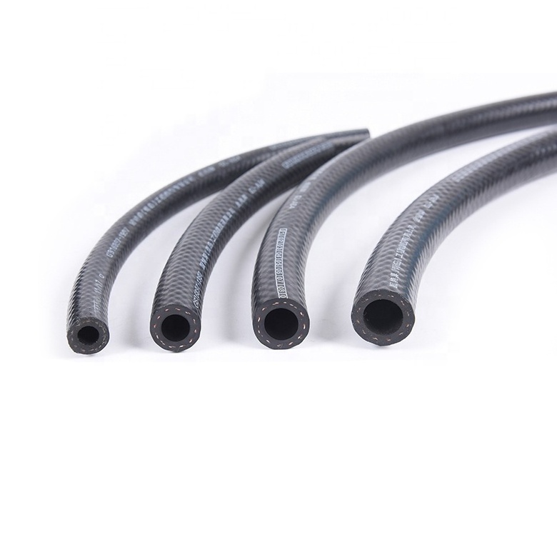 Best quality Flexible Smooth Braided 1/2'' 3/8'' 5/16'' Rubber swivel fuel hose fitting corrugated connector fuel hose