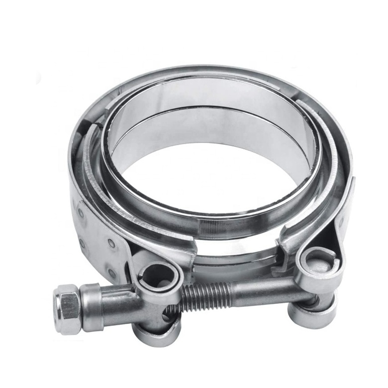 Auto parts Heavy duty 304 stainless steel quick release latch exhaust V band hose clamp