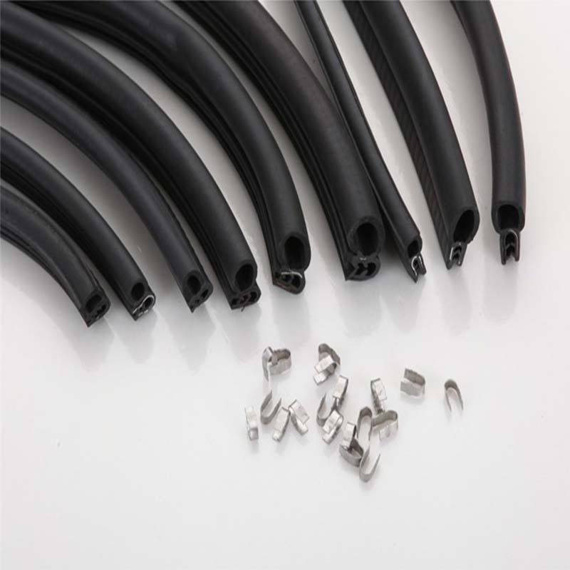 Custom car door rubber seals EPDM White Red Black Car weather stripping for car truck RV door and window seals strip