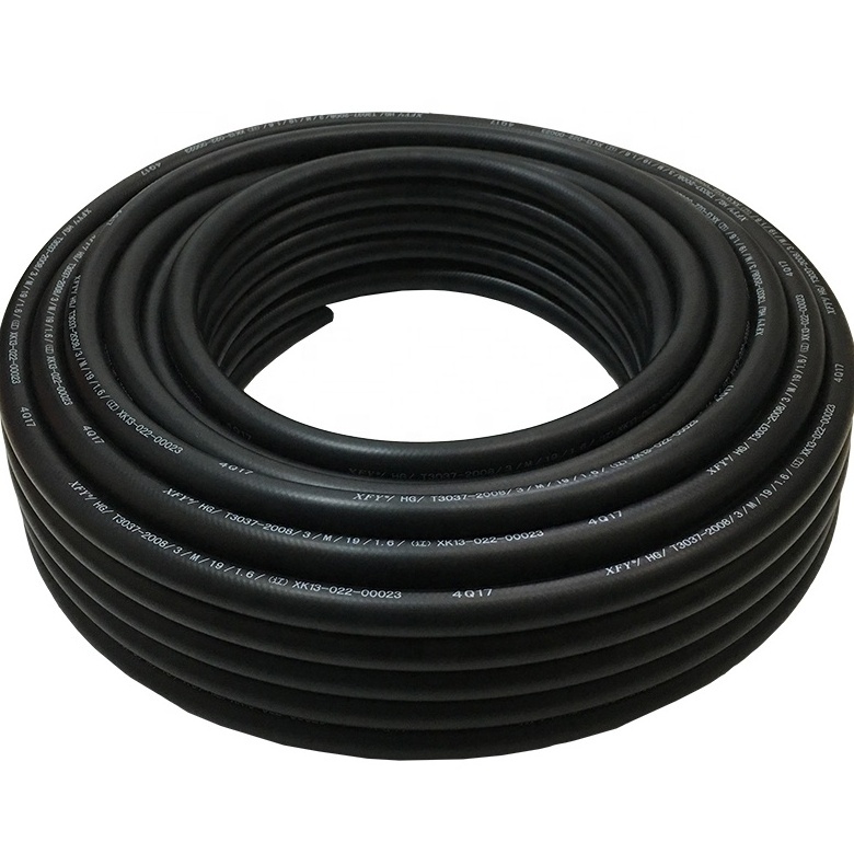 Best quality Flexible Smooth Braided 1/2'' 3/8'' 5/16'' Rubber swivel fuel hose fitting corrugated connector fuel hose