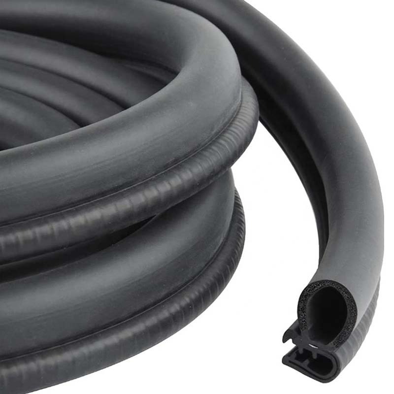 Custom car door rubber seals EPDM White Red Black Car weather stripping for car truck RV door and window seals strip