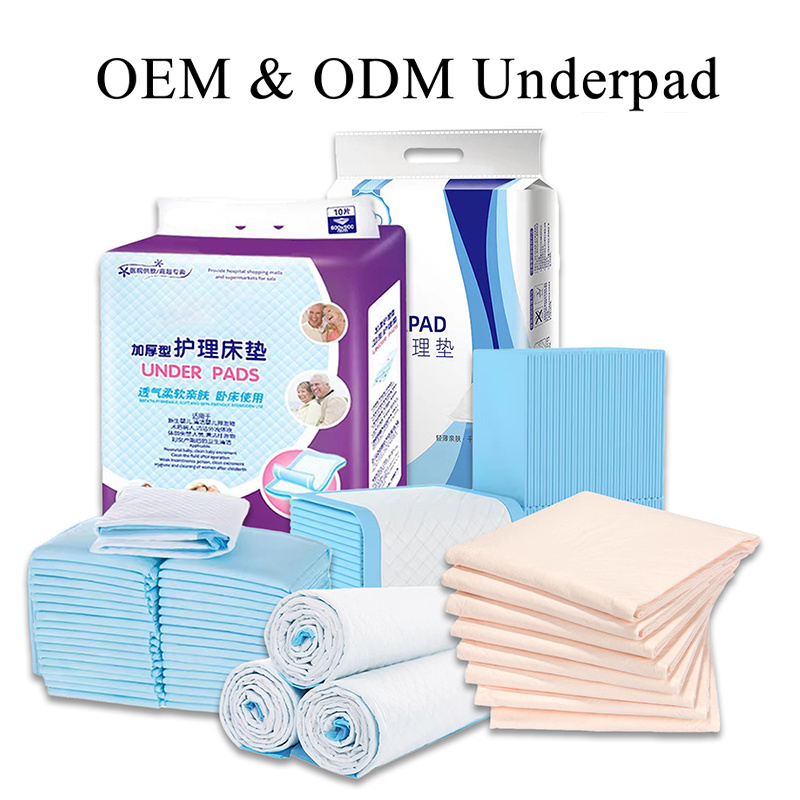 Diapers Underpad Hospital Waterproof Sheet Baby Under Pad Incontinence Adult Disposable Bed Pads Underpad Manufacturer 60 x 90