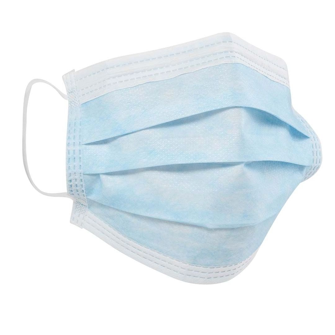 New Consumables Face Mask Nonwoven Fabric Water Proof Earloop Mascherine Chirurgiche Dental CE 3-ply Disposable Medical Mask