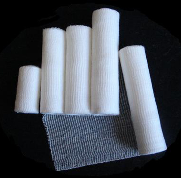 Highly Absorbent Dressing Conform as Needed Gauze Bandage Ce Customized White EO 100% Cotton Medical Materials & Accessories