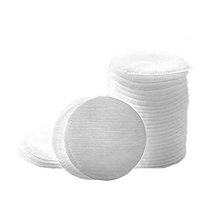 Disposable cosmetic facial organic cotton pad face makeup remover pads