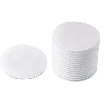 Disposable cosmetic facial organic cotton pad face makeup remover pads