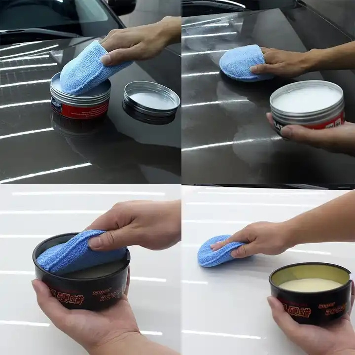 Wax Applicator Pad Car Detailing Microfiber Sponge Car Care Cleaning ODM OEM Customized 30ml Applicator Bottle Tire Gloss Sponge