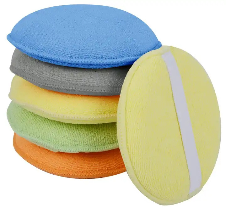 Wax Applicator Pad Car Detailing Microfiber Sponge Car Care Cleaning ODM OEM Customized 30ml Applicator Bottle Tire Gloss Sponge