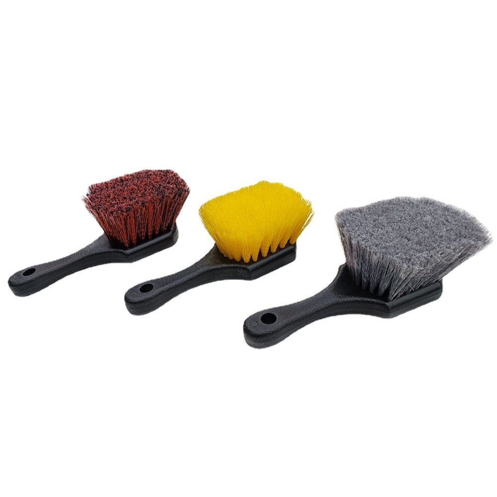 2024 hot sell on Amazon High quality car wheel brush cleaner soft bristle car Tire Rim Hub Clean brush for washing the Car