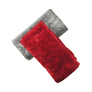 Cheap custom logo coral wool 40*40 water absorption quick drying details boundless soft microfiber car drying towel