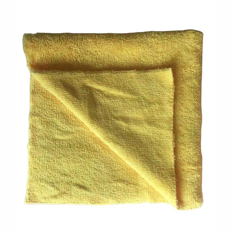 Plush Edgeless High Low Pile Drying Wash Car Detailing Buffing Polishing Cleaning Cloth 400gsm 40*40CM Microfiber Towel