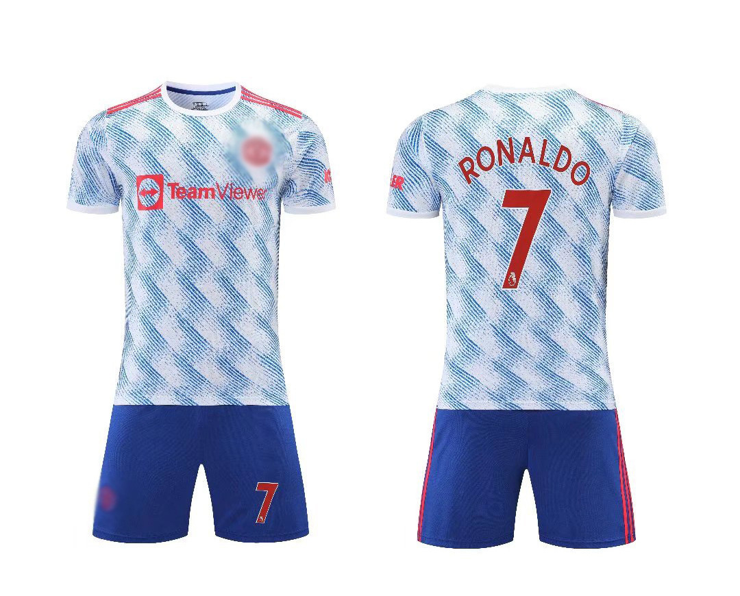 Hot sale Children Adult Football Jerseys Boys and girls Soccer uniform football jersey training jersey suit with socks