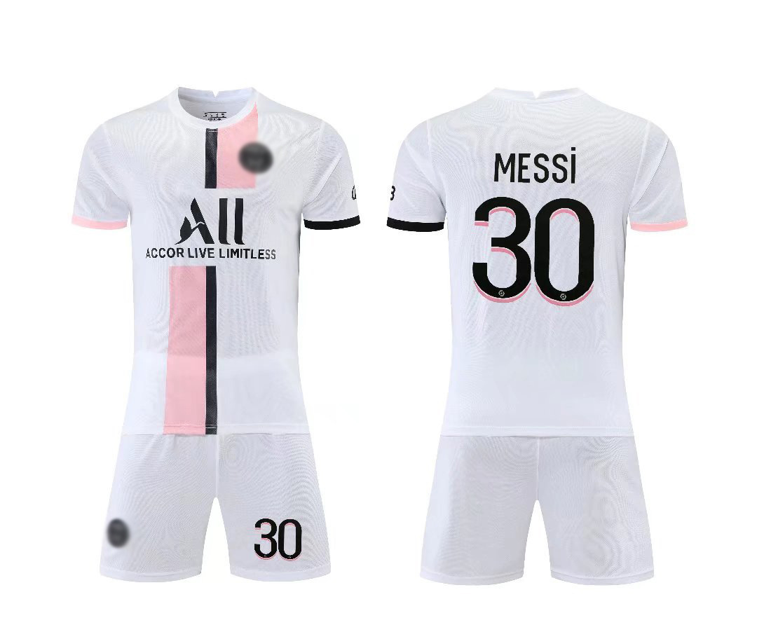 Hot sale Children Adult Football Jerseys Boys and girls Soccer uniform football jersey training jersey suit with socks