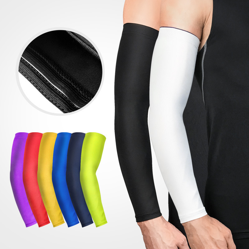 UV Sun Protection Compression Arm Sleeves - Tattoo Cover Up - Cooling Athletic Sports Sleeve for Football, Golf & Volleyball