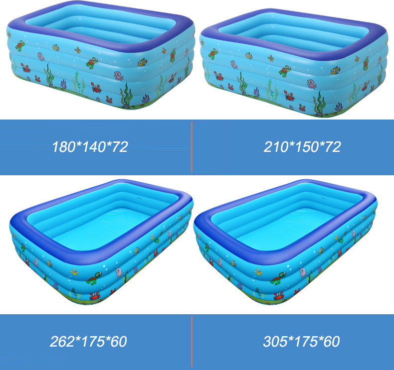 Big Folding Outdoor Garden Indoor Adult Kids Plastic Pvc Inflatable Swimming Pool