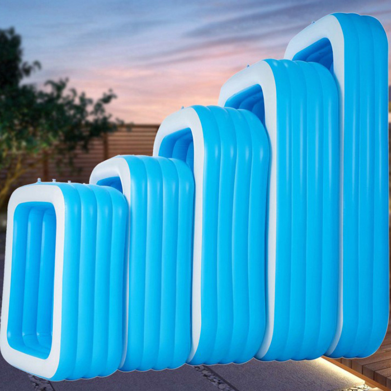 rectangle Inflatable Swimming Pools for Kids and Adults