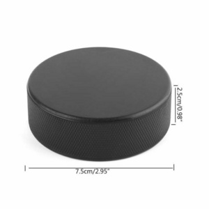 Wholesale Vulcanized Professional OEM Customized Logo Printing Rubber Ice puck hockey puck