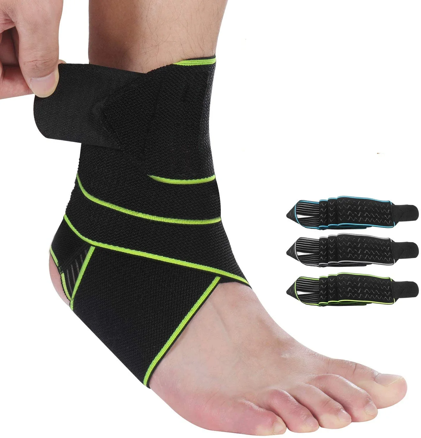 Adjustable Ankle Brace Breathable Nylon Material Super Elastic and Comfortable Professional Ankle Support